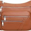 Over Earth Crossbody Handbags | Over Earth Genuine Leather Crossbody Purses For Women With Multiple Pockets