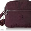 Kipling Crossbody Handbags | Kipling Women'S Keefe Crossbody, Lightweight Everyday Purse, Nylon Shoulder Bag, Dark Plum Tonal