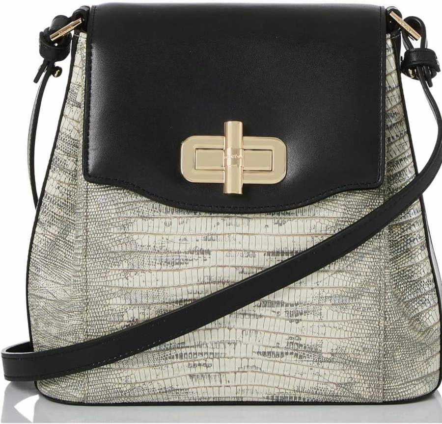 BRAHMIN Crossbody Handbags | Brahmin Margo - Fairest Grey Whitecap