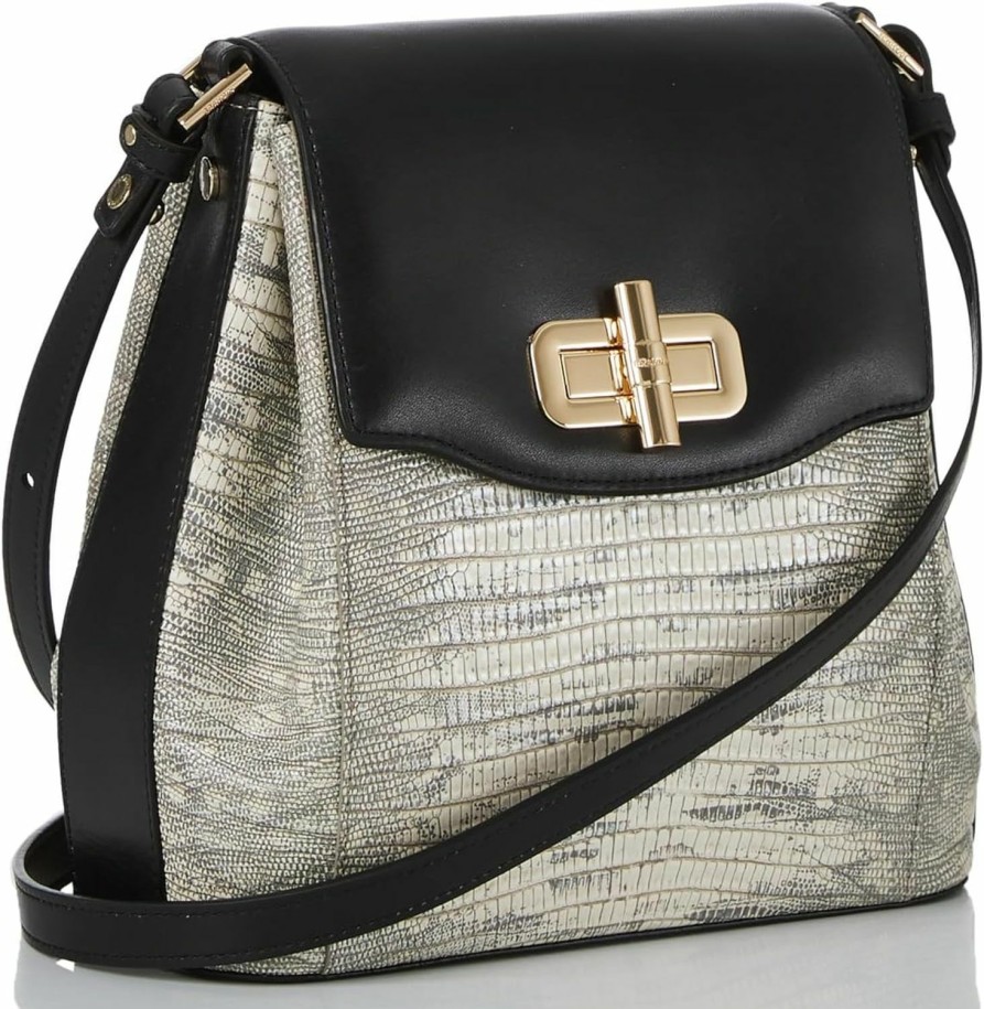 BRAHMIN Crossbody Handbags | Brahmin Margo - Fairest Grey Whitecap