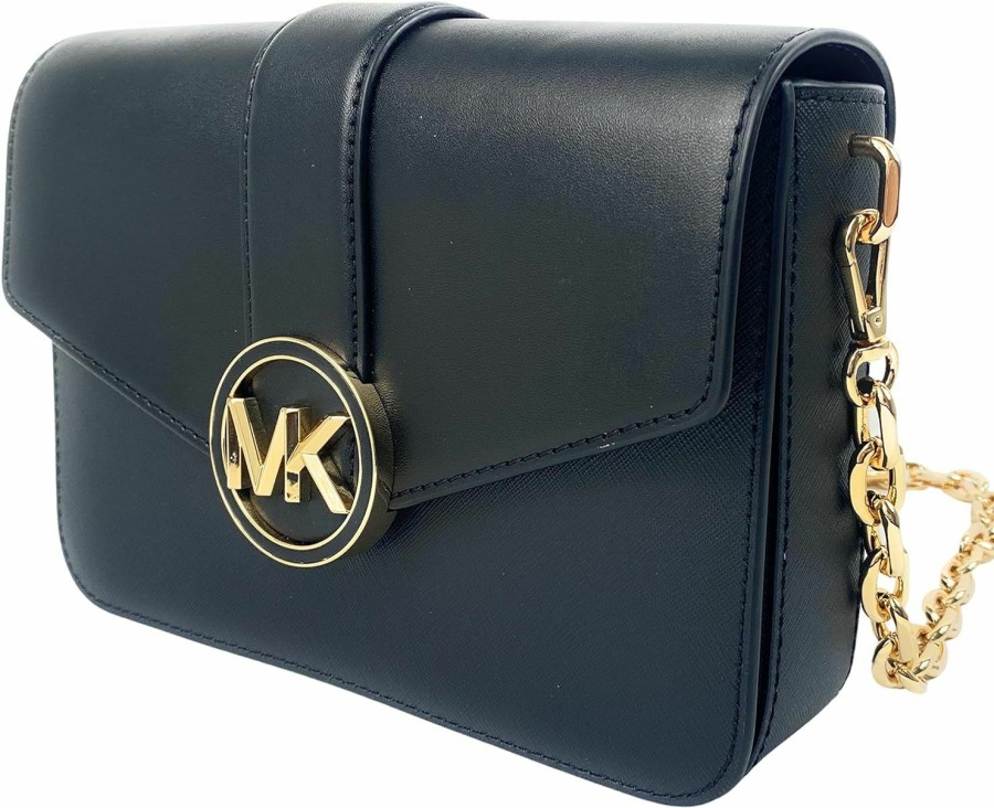 Michael Kors Crossbody Handbags | Michael Kors Carmen Convertible Shoulder Bag Crossbody (Black)