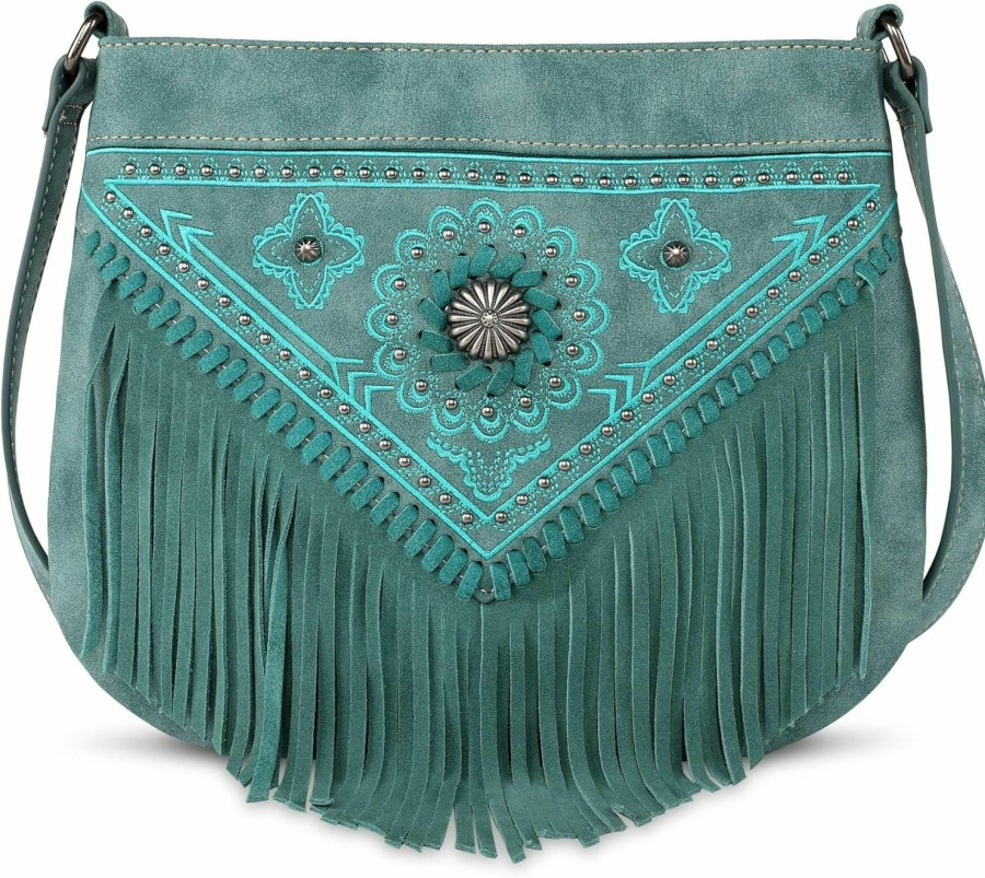 Montana West Crossbody Handbags | Montana West Western Fringe Shoulder Bag Crossbody Purse And Handbag For Women