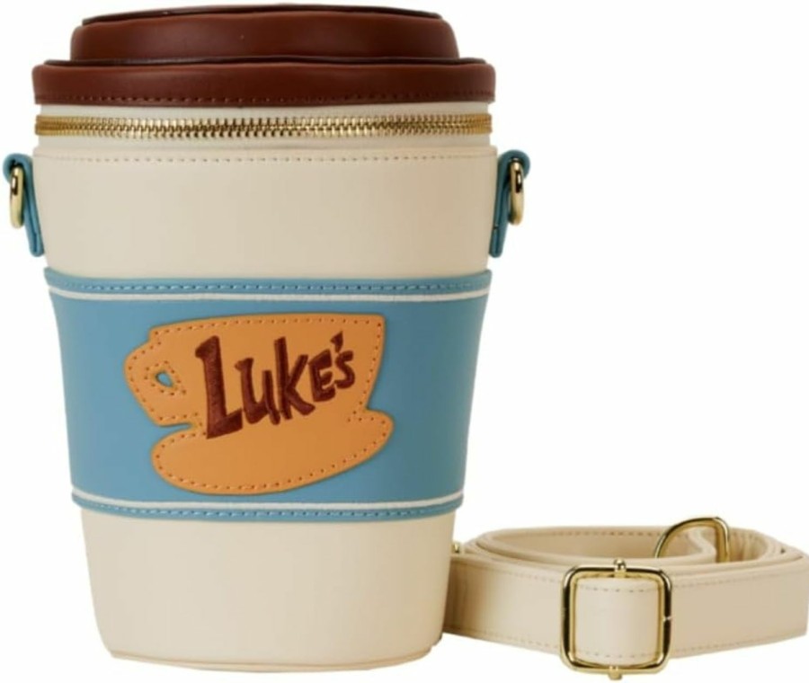 Loungefly Crossbody Handbags | Loungefly Gilmore Girls Luke'S Diner To Go Coffee Cup Figural Crossbody Bag