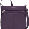 Travelon Crossbody Handbags | Travelon Anti-Theft Classic N/S Cross Body Bag, Purple