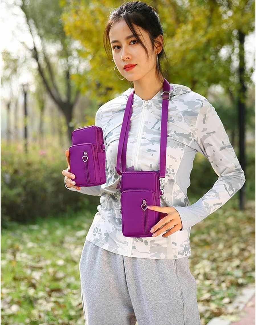 WITERY Crossbody Handbags | Witery Waterproof Nylon Cute Crossbody Cell Phone Purse Smartphone Wallet Bag For Women