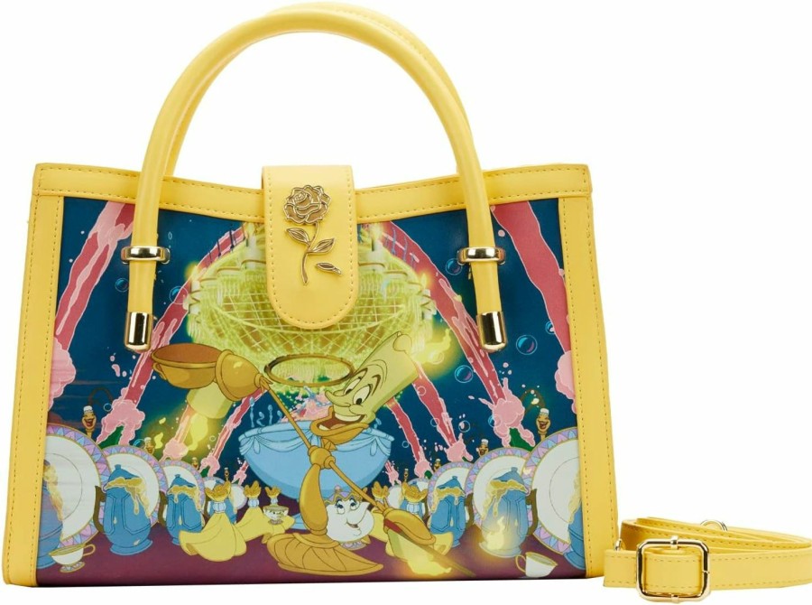 Loungefly Crossbody Handbags | Loungefly Beauty And The Beast Princess Scene Crossbody Bag