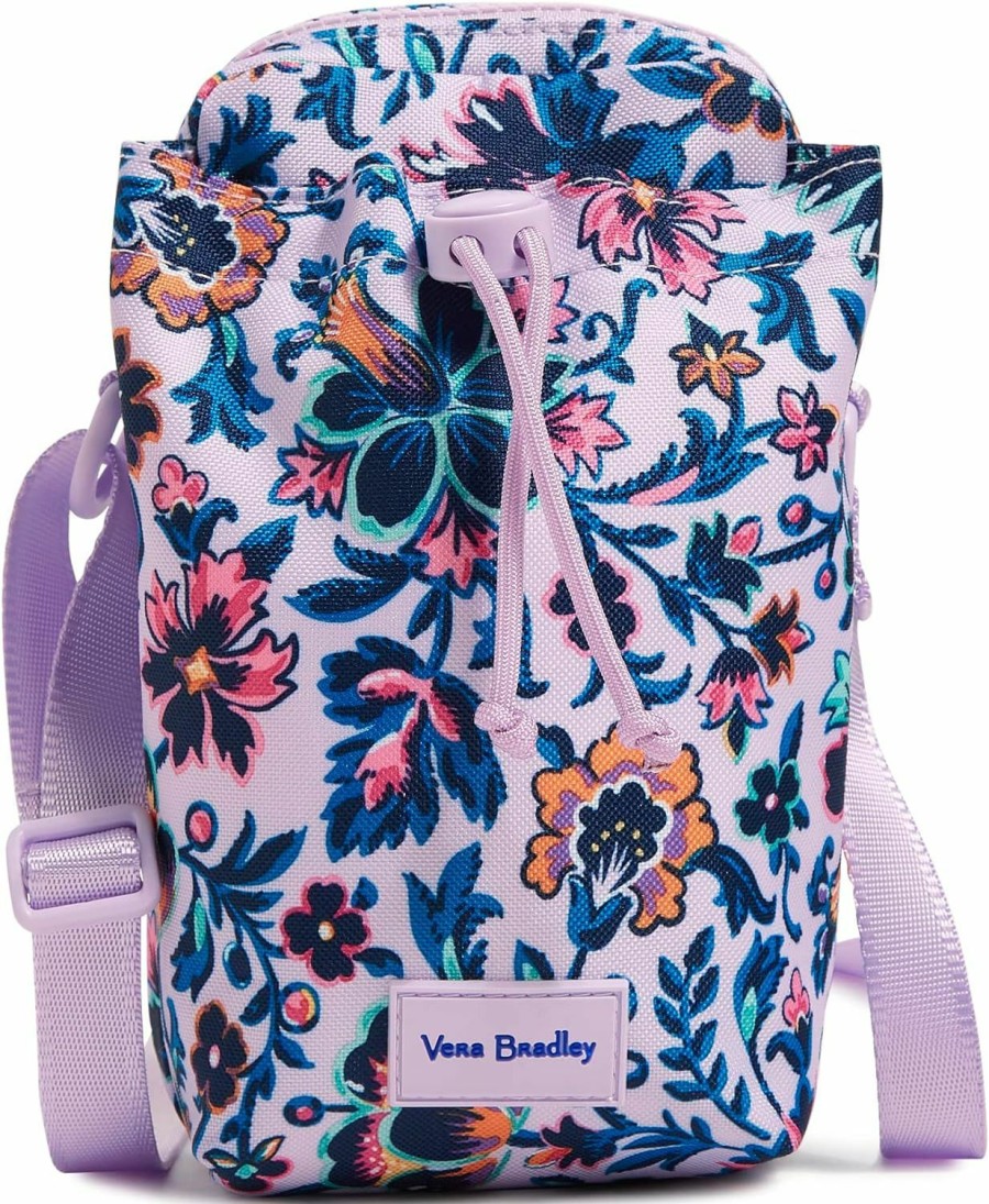 Vera Bradley Crossbody Handbags | Vera Bradley Recycled Lighten Up Reactive Deluxe Water Bottle Crossbody Sling Bag