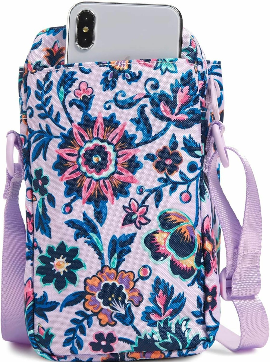 Vera Bradley Crossbody Handbags | Vera Bradley Recycled Lighten Up Reactive Deluxe Water Bottle Crossbody Sling Bag