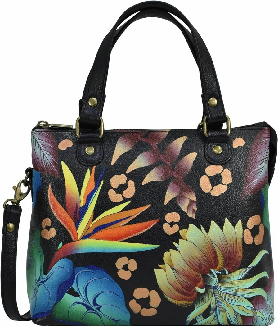 Anna by Anuschka Crossbody Handbags | Anna By Anuschka Hand-Painted Leather