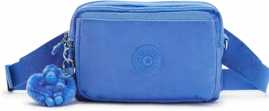 Kipling Crossbody Handbags | Kipling Womens Abanu Multi Covnertible Crossbody Bag, Blue Bleu 2, Small Us