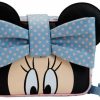 Loungefly Crossbody Handbags | Loungefly Disney Minnie Pastel Dots Crossbody Bag