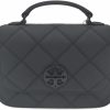 Tory Burch Crossbody Handbags | Tory Burch 153400 Willa Matte Quilted With Black Hardware Women'S Mini Top Handle Crossbody Bag