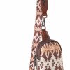 Wrangler Crossbody Handbags | Wrangler Aztec Sling Bag Southwest Crossbody Bags Trendy Chest Bag