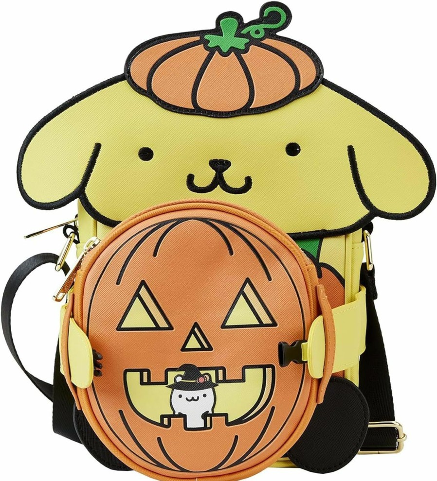 Loungefly Crossbody Handbags | Loungefly Sanrio Pompompurin Halloween Crossbuddies Crossbody