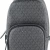 Michael Kors Crossbody Handbags | Michael Kors Cooper Commuter Sling Pack (Black)