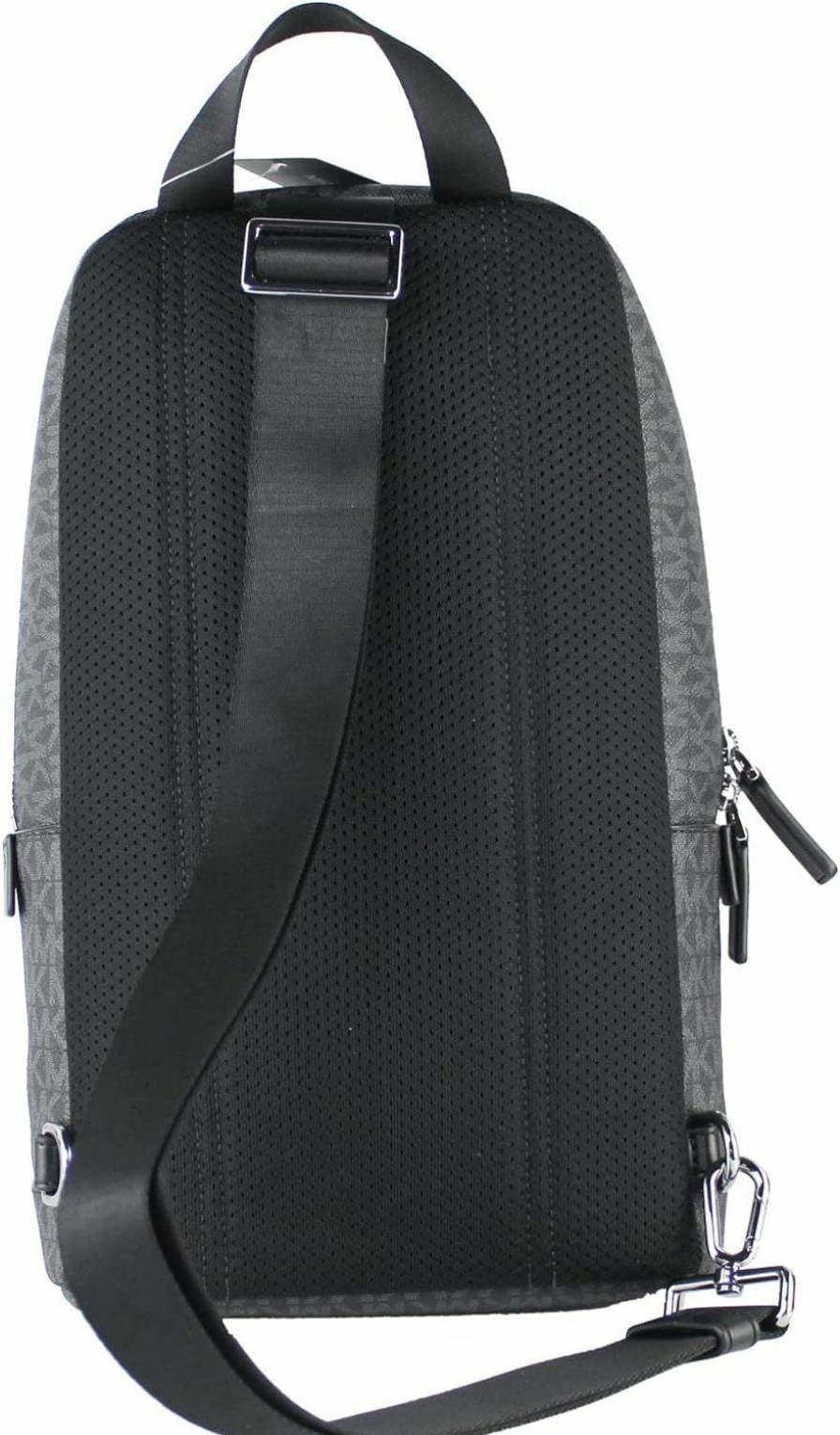 Michael Kors Crossbody Handbags | Michael Kors Cooper Commuter Sling Pack (Black)