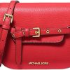 Michael Kors Crossbody Handbags | Michael Kors Emilia Small Logo Crossbody Bag (Bright Red)