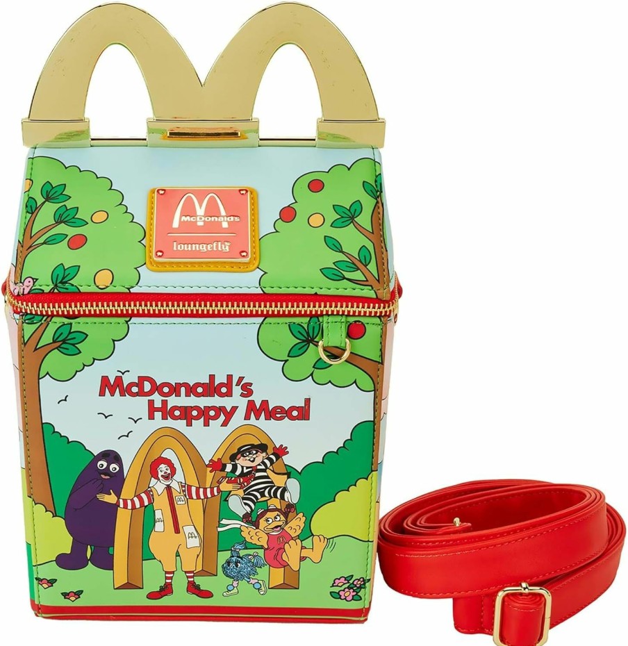 Loungefly Crossbody Handbags | Loungefly Mcdonald'S Vintage Happy Meal Figural Crossbody Bag