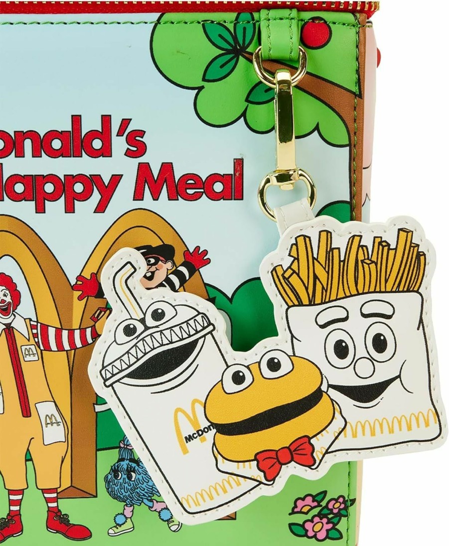 Loungefly Crossbody Handbags | Loungefly Mcdonald'S Vintage Happy Meal Figural Crossbody Bag