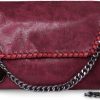 MERSI Crossbody Handbags | Mersi Alicia Crossbody Purse - Stunning Vegan Leather Purse With An Adjustable Chain Shoulder Strap For Versatility