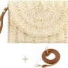 Gets Crossbody Handbags | Gets Straw Clutches Beach Bag For Women Summer Crossbody Straw Bag With Bag Strap