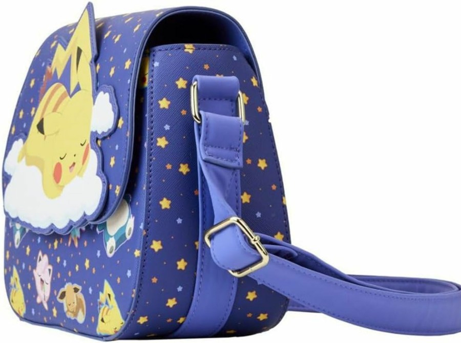 Loungefly Crossbody Handbags | Loungefly Pokemon Sleeping Pikachu And Friends Crossbody Purse