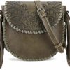 Montana West Crossbody Handbags | Montana West Crossbody Bags For Women Western Designer Saddle Purse Embossed Braid Handbags