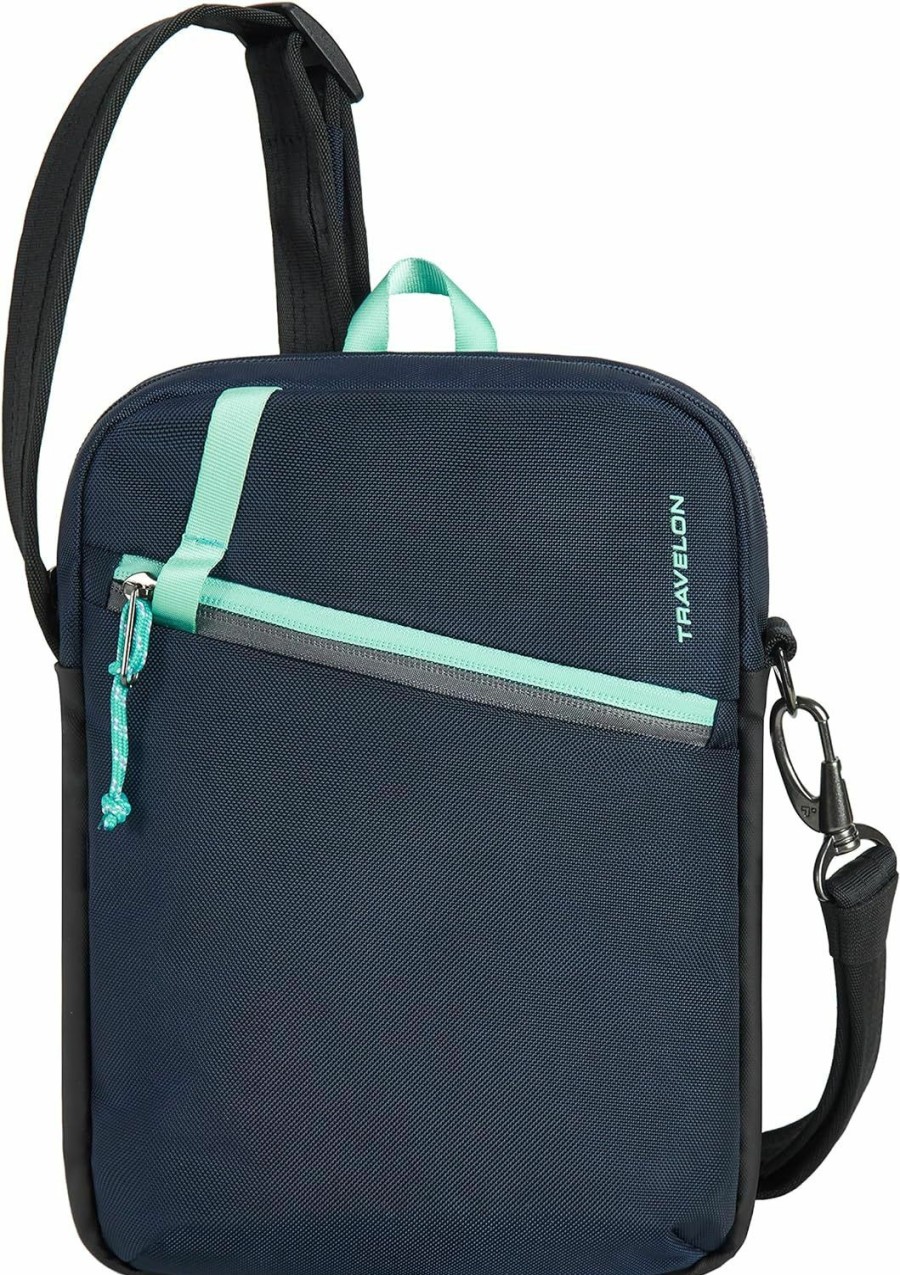 Travelon Crossbody Handbags | Travelon Greenlander Sustainable Anti-Theft Small Crossbody