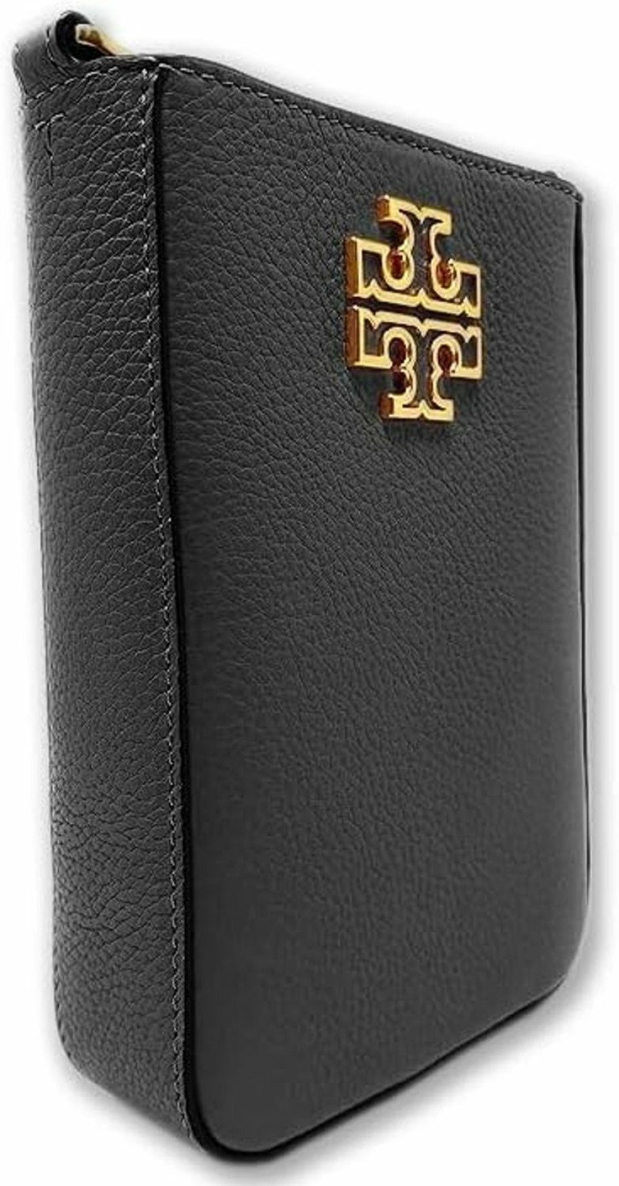 Tory Burch Crossbody Handbags | Tory Burch Britten Phone Crossbody Bag (Pebble Leather - Black)