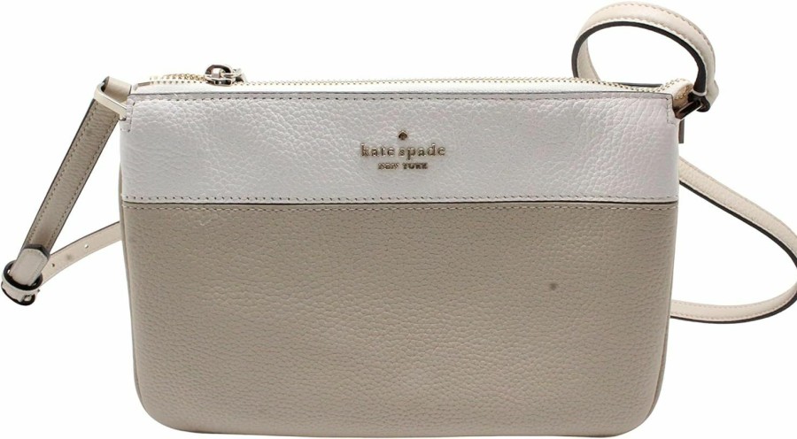 Kate Spade New York Crossbody Handbags | Kate Spade New York Leila Colorblock Triple Gusset Crossbody In Light Sand