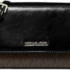 Michael Kors Crossbody Handbags | Michael Kors Medium Logo Convertible Crossbody Bag (Black Patent)