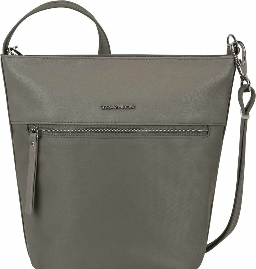 Travelon Crossbody Handbags | Travelon: Addison Anti-Theft Bucket Bag