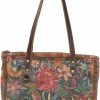 Myra Bag Crossbody Handbags | Western Canvas Shoulder Handbag For Women - Cotton & Upcycled Leather Bag