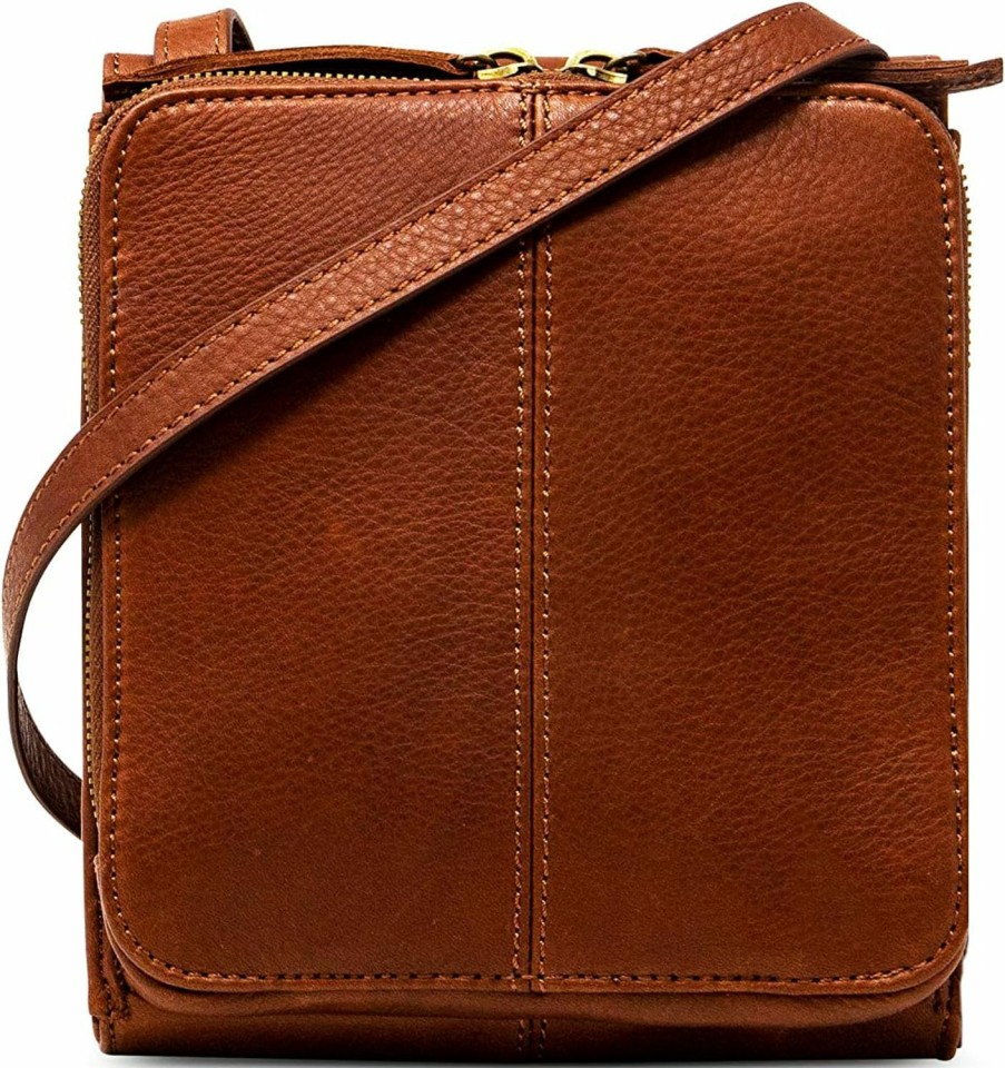 ALCO AMERICAN LEATHER CO. Crossbody Handbags | American Leather Co. - Kansas Crossbody Handbag - Gorgeous Design And Superbly Fashionable