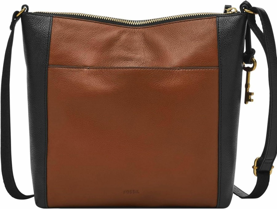 Fossil Crossbody Handbags | Fossil Women'S Tara Leather Crossbody Purse Handbag For Women