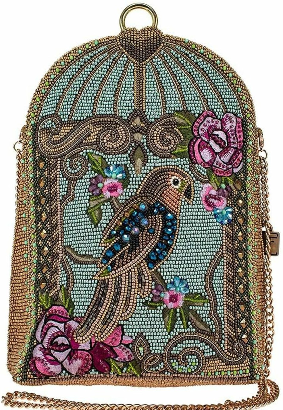 Mary Frances Crossbody Handbags | Mary Frances Pretty Parrot Beaded Crossbody Handbag, Multi