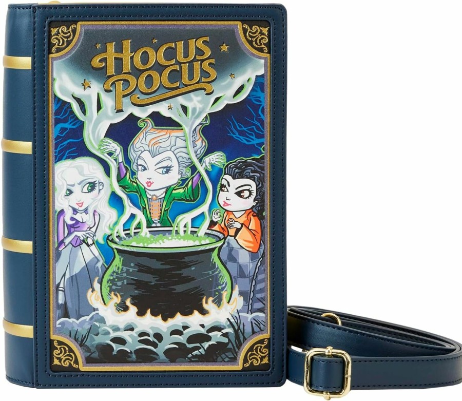 Loungefly Crossbody Handbags | Loungefly Disney Hocus Pocus Book Crossbody Purse