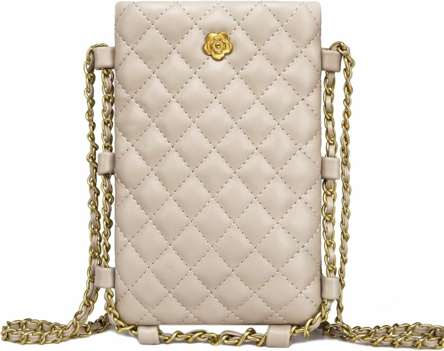 Montana West Crossbody Handbags | Montana West Small Crossbody Cell Phone Purse For Women Soft Chain Quilted Cellphone Wallet Bag