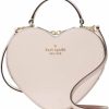 Kate Spade New York Crossbody Handbags | Kate Spade New York Love Shack Heart Purse (Chalk Pink)