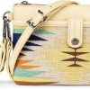 Montana West Crossbody Handbags | Wrangler Western Cowhide Crossbody Bags For Women Clutch Wristlet Purse