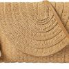 LEVOTIYER Crossbody Handbags | Levotiyer Straw Bag Woven Purse Straw Crossbody Bags For Women Straw Handmade Bag For Women For Casual Beach