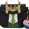 Loungefly Crossbody Handbags | Loungefly Marvel Loki For President Crossbody Bag