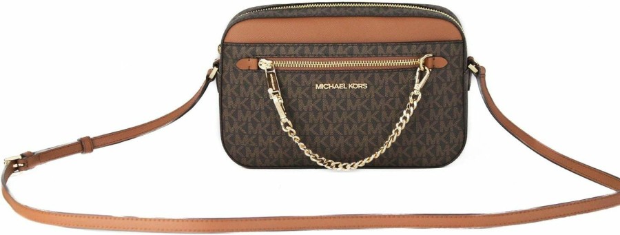 Michael Kors Crossbody Handbags | Jet Set Large Logo Crossbody Bag