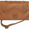 STS Ranchwear Crossbody Handbags | Sts Ranchwear Premium Full Grain Leather Wayfarer Evie Organizer Bag With 24 Card Slots, Cell Pocket, Removable Crossbody Strap