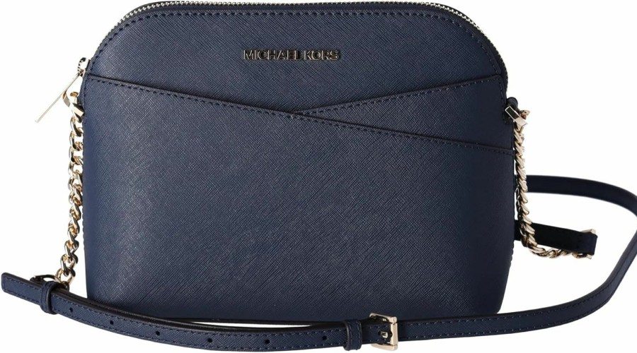 Michael Kors Crossbody Handbags | Michael Kors Jet Set Travel Medium Dome Crossbody Bag Saffiano Leather