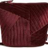 Vera Bradley Crossbody Handbags | Vera Bradley Velvet Bucket Crossbody Purse, Raisin