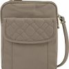 Travelon Crossbody Handbags | Travelon Anti-Theft Signature Quilted Slim Pouch Bag, Ocean