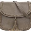 KKXIU Crossbody Handbags | Kkxiu Casual Flap Saddle Crossbody Bags For Women Purses And Handbags With Tassel