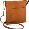 Le Donne Crossbody Handbags | Leather Crossbody Handbag - Runaway Women'S Leather Crossbody Purses - Travel Hand Bag Essential On Any Occasion