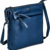 Cochoa Crossbody Handbags | Cochoa Small Soft Pebbled Real Leather Women Crossbody Handbags & Purses - Triple Zip Premium Sling Crossover Shoulder Bag